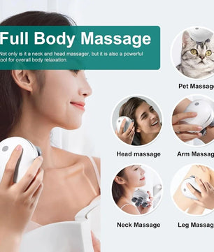 Rechargeable Advance Head Massager, For Migraine Relief & Hair growth