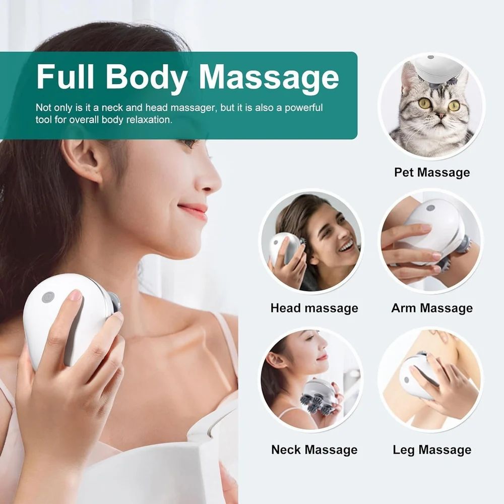 Rechargeable Advance Head Massager, For Migraine Relief & Hair growth